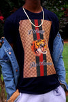 Roaring Tiger Blue Crew Neck T-Shirt