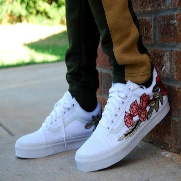 Vans white rose Outlet